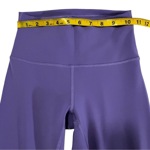Lululemon Cropped High Rise leggings tights purple 4 athletic yoga running - Picture 10 of 14
